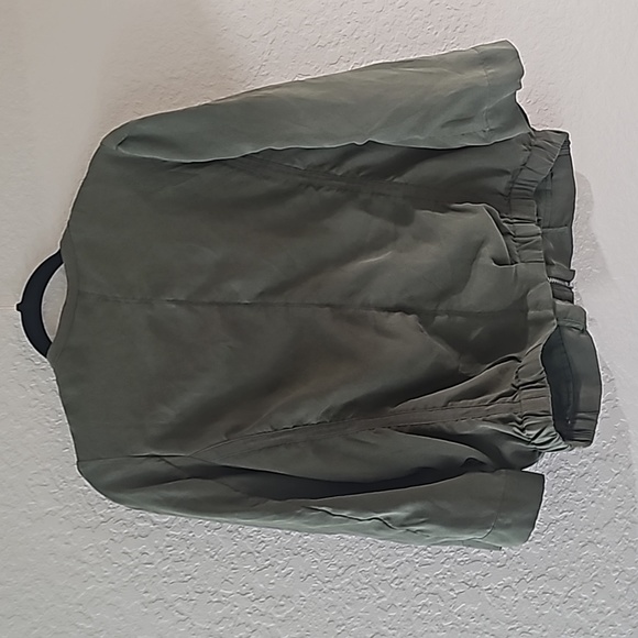 H&M conscious collection olive green jacket with gemstone pockets - Picture 2 of 5